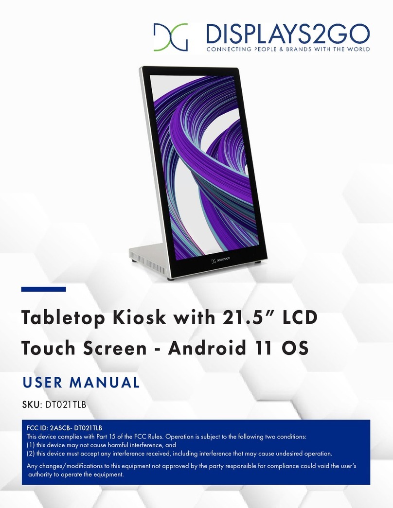 Displays2go DT021TLB User manual