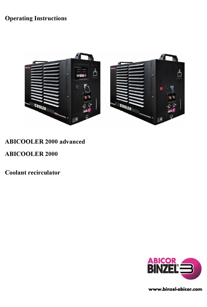 Abicor Binzel ABICOOLER 2000 advanced User manual