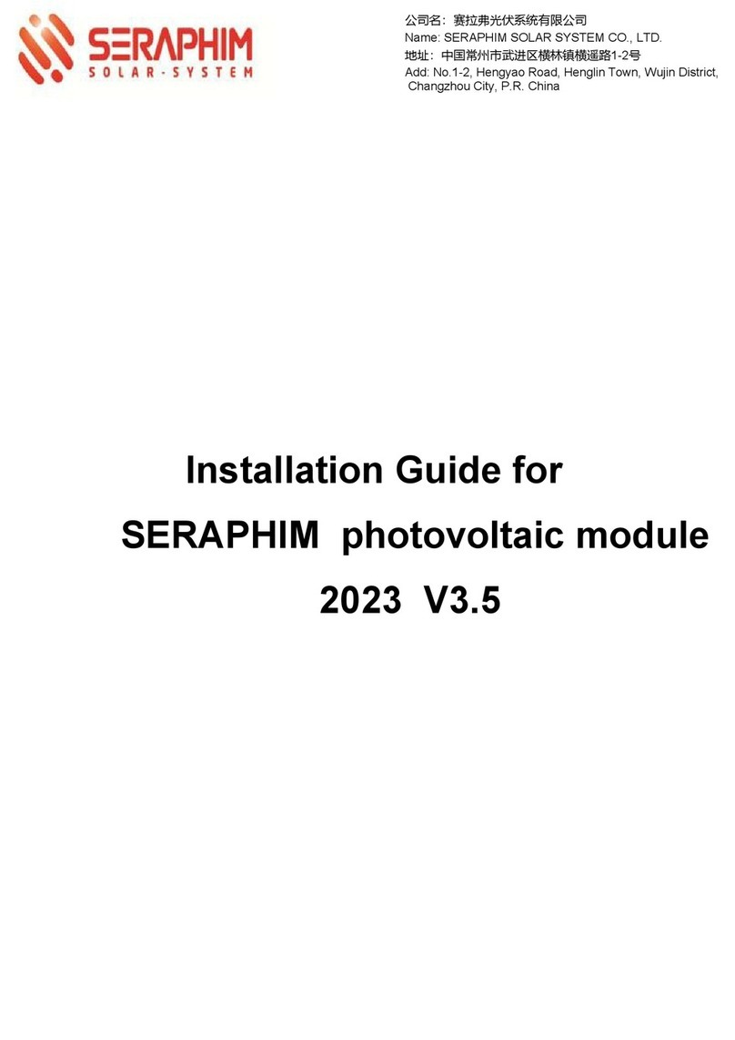 Seraphim SRP 6MA-HV Series User manual