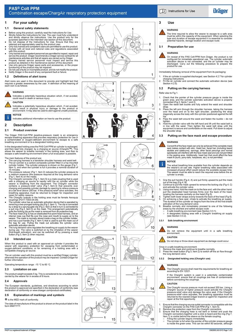 Dräger PAS Colt PPM Instructions for use