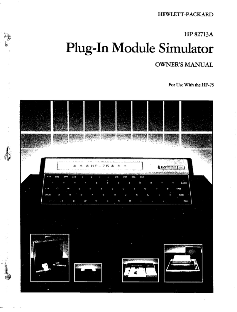 HP 82713A User manual