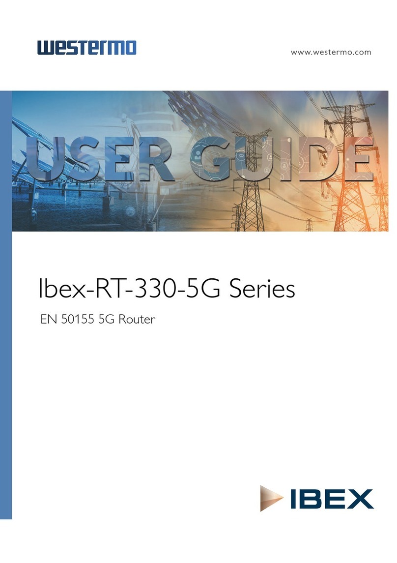 IBEX Westermo Ibex-RT-330-5G Series manual