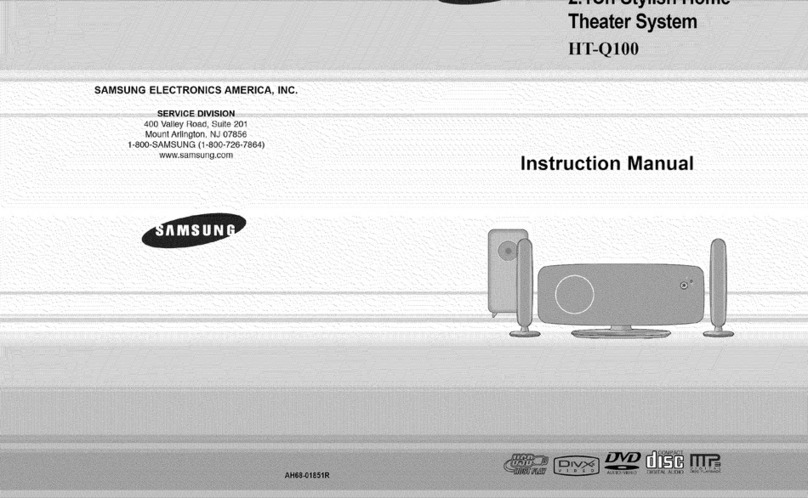 Samsung HT-Q100 User manual