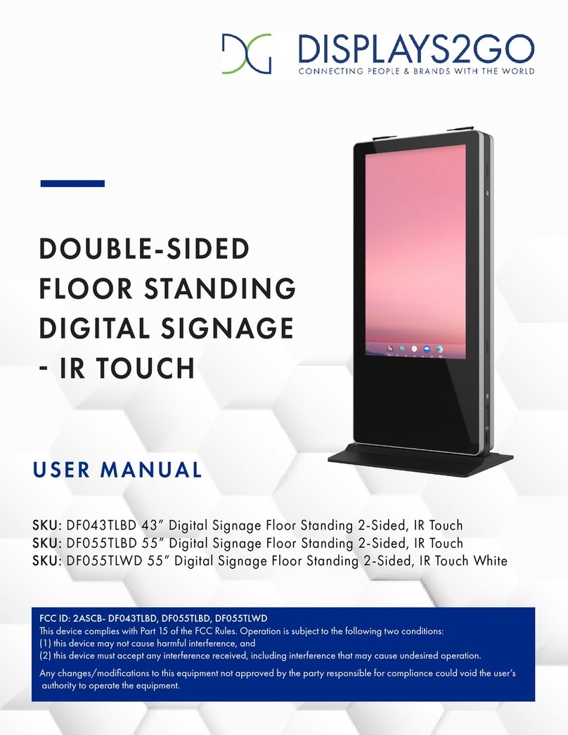 Displays2go DF043TLBD User manual