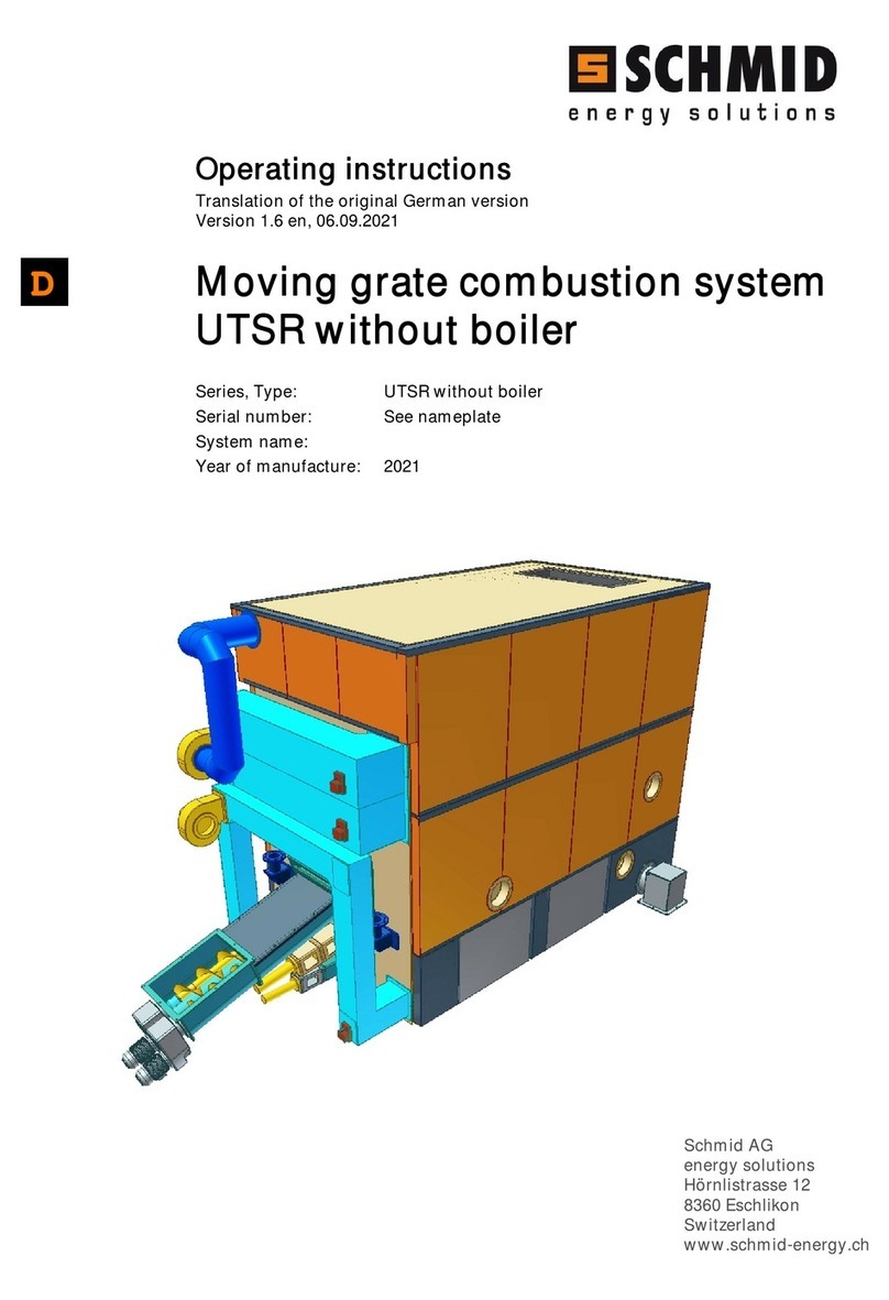 Schmid UTSR 150 operating instructions