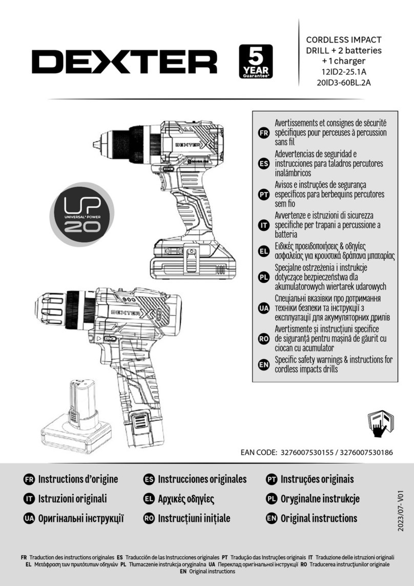 Dexter Laundry 12ID2-25.1A Original instructions