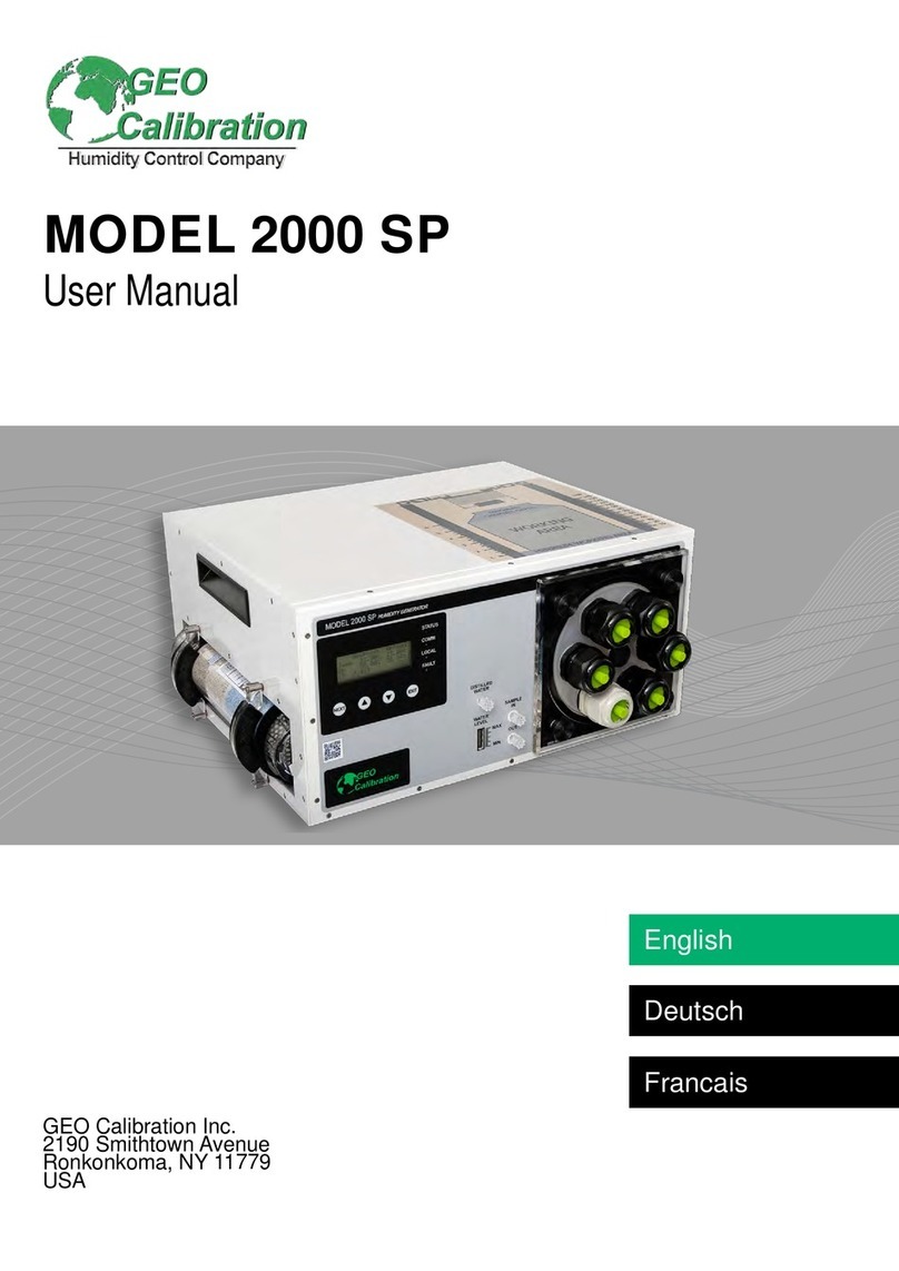 GEO Calibration 2000 SP user manual GEO Calibration 2000 SP user manual