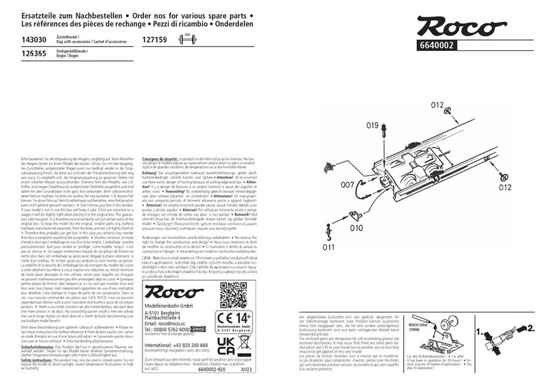 roco 6640002 User manual