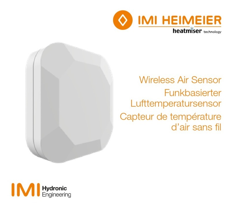 Imi Heimeier Wireless Air Sensor User manual