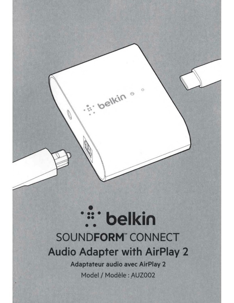 Belkin SOUNDFORM CONNECT AUZ002 User manual
