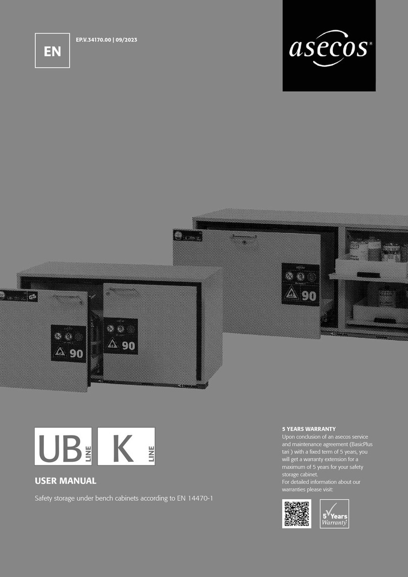 asecos UB-S-90 user manual