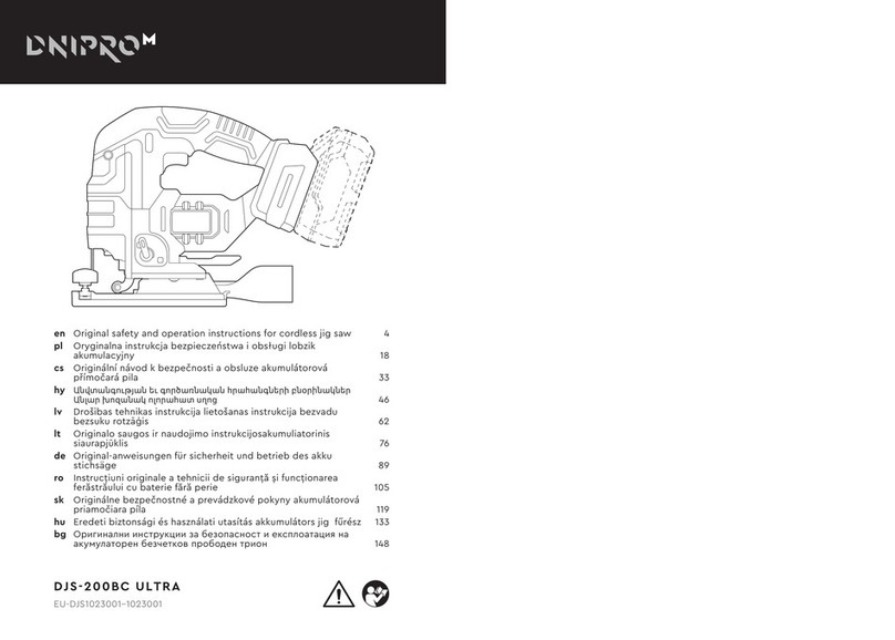 DNIPRO M DJS-200BC ULTRA Safety and operation instructions