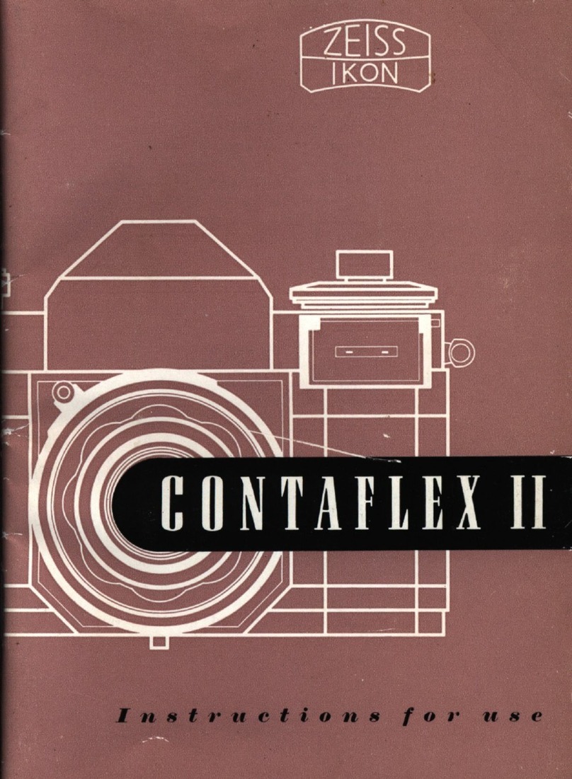 ZEISS IKON CONTAFLEX II Instructions for use