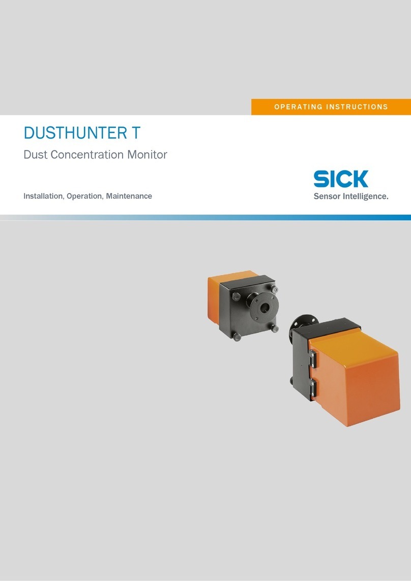 SICK DUSTHUNTER T User manual