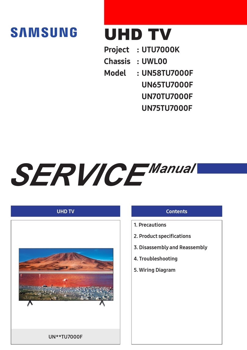 Samsung UN TU7000F Series Service manual