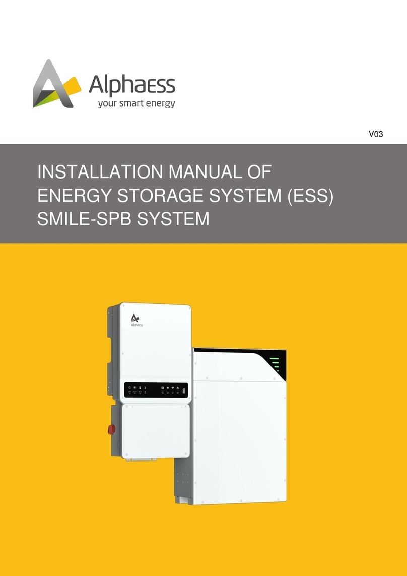 Alpha ESS SMILE-SPB Series User manual