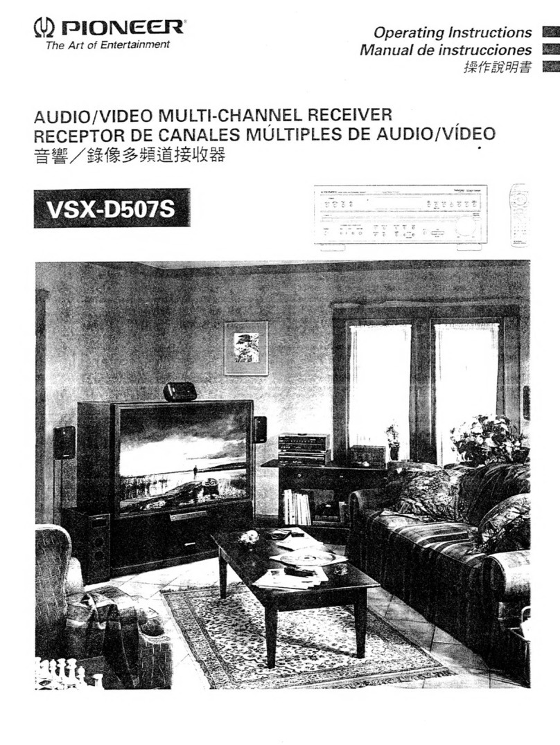 Pioneer VSX-D507S operating instructions
