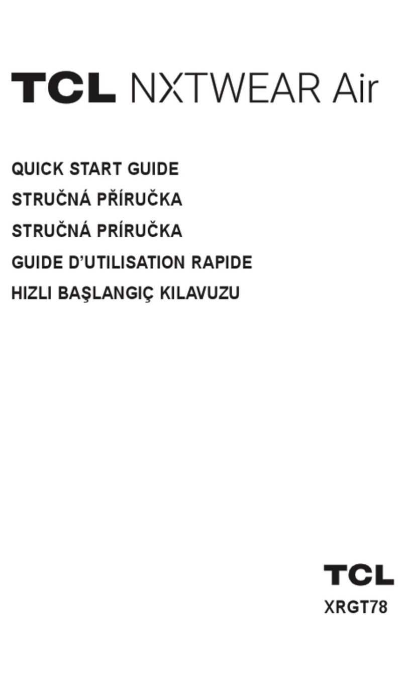 TCL NXTWEAR Air XRGT78 quick start guide