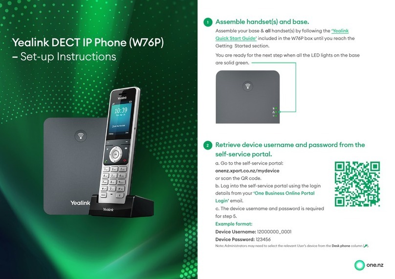 Yealink W76P Manual