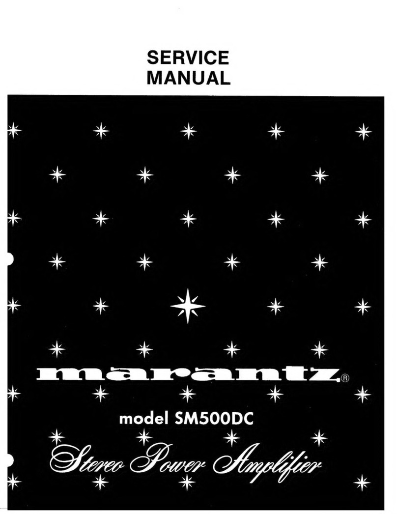 Marantz SM500DC User manual