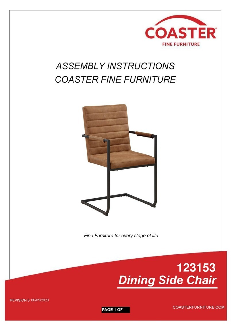 Coaster Nate 123153 Assembly instructions