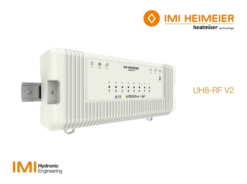 Imi Heimeier UH8-RF V2 installation manual