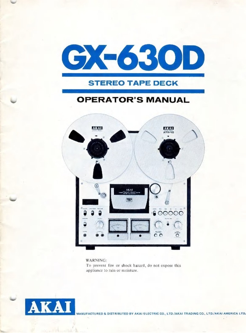 Akai GX-630D User manual