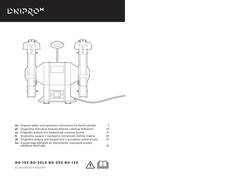 DNIPRO M BG-15X Safety and operation instructions
