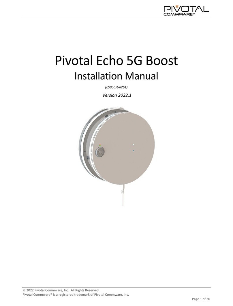 pivotal Echo 5G Boost installation manual