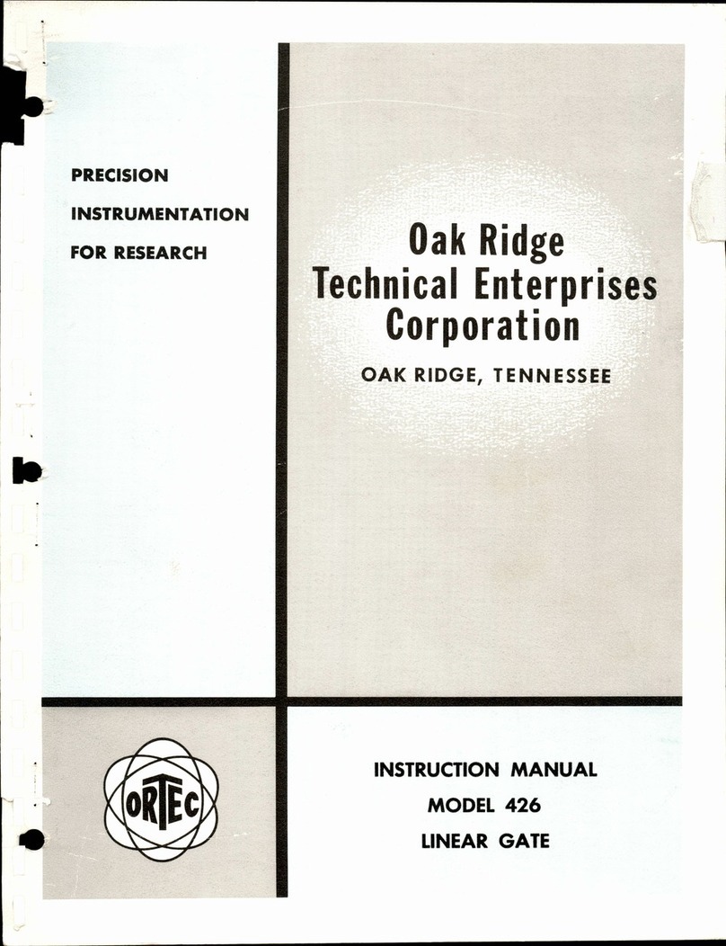 ORTEC 426 User manual