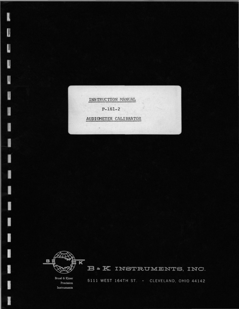 B&K P-161-2 instruction manual