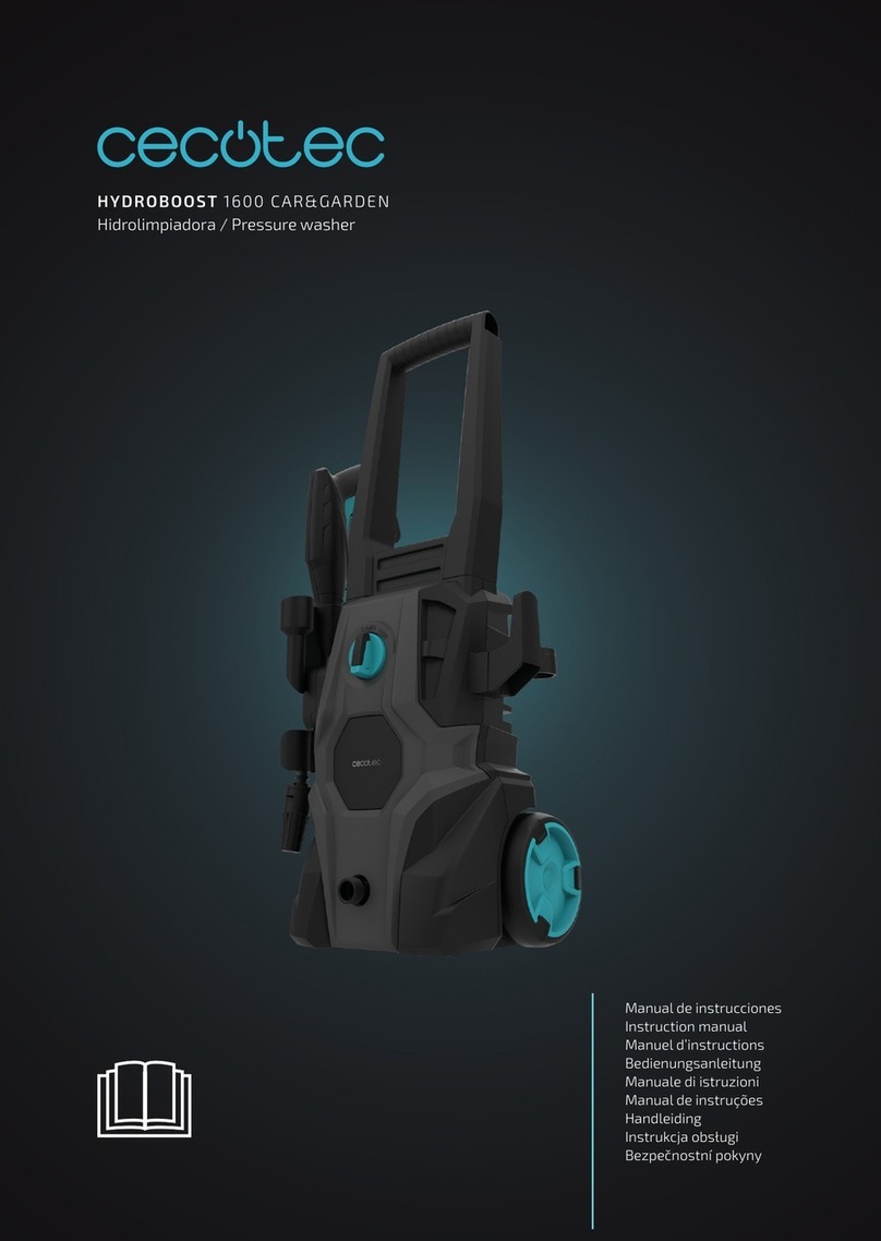 cecotec Hydroboost 1600 Car&Garden User manual