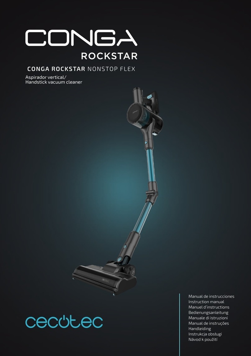 cecotec Conga Rockstar NonStop Flex User manual cecotec Conga Rockstar NonStop Flex User manual