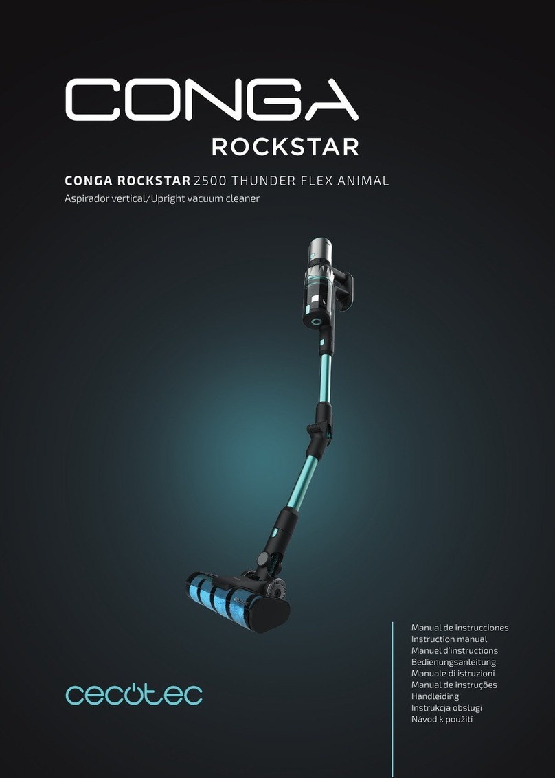 cecotec Conga Rockstar 2500 Thunder Flex Animal User manual