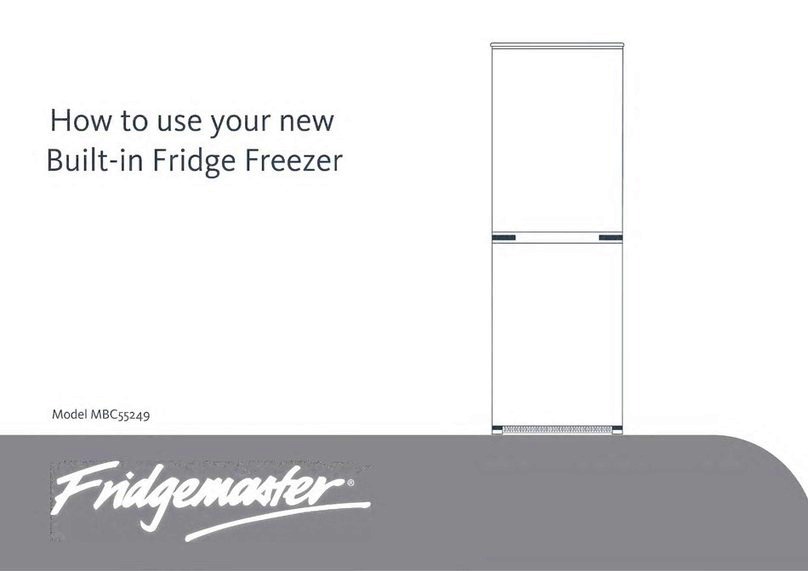 Fridgemaster MBC55249 Operating instructions