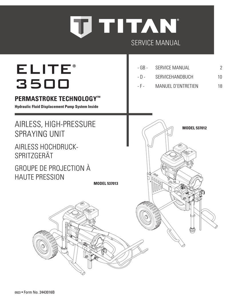 Titan 537012 Service manual