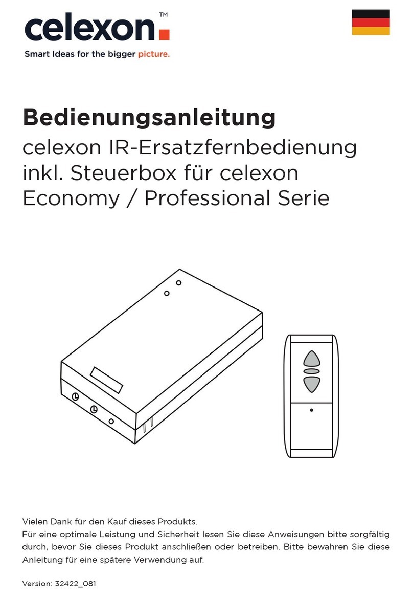 Celexon 1090241 operating instructions