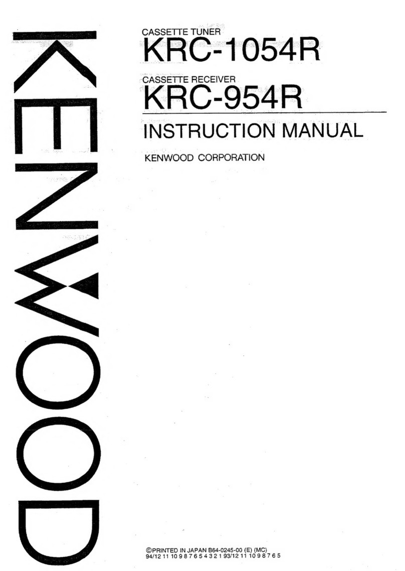 Kenwood KRC-1054R instruction manual