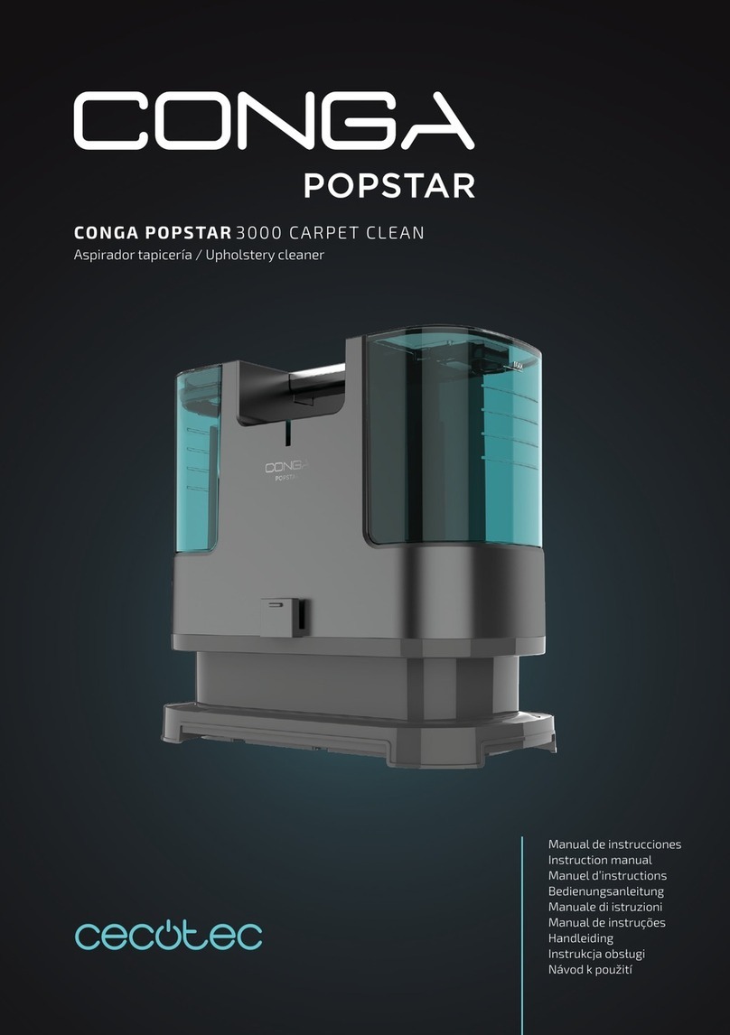 cecotec Conga PopStar 3000 CarpetClean User manual