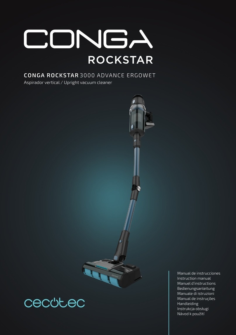cecotec Conga Rockstar 3000 Advance ErgoWet instruction manual cecotec Conga Rockstar 3000 Advance ErgoWet instruction manual