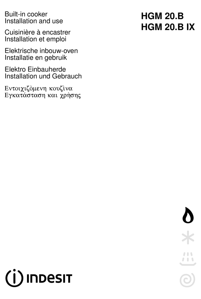 Indesit HGM 20.B manual