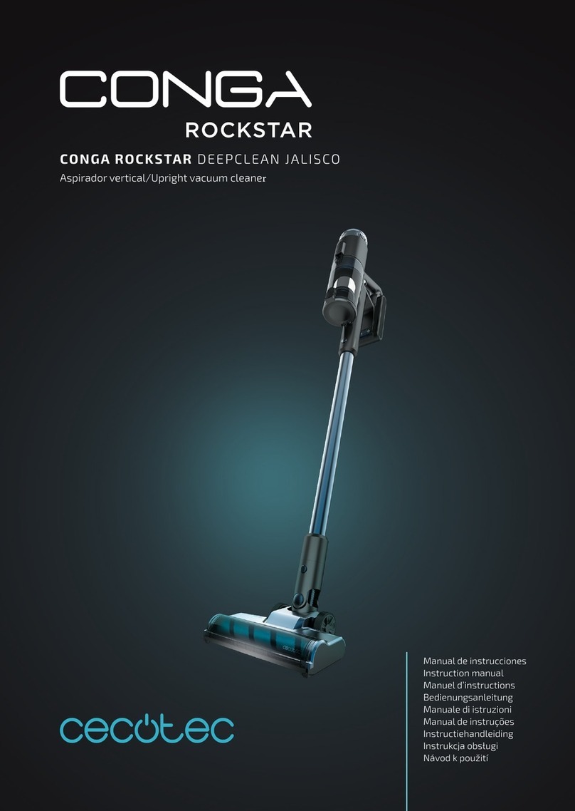 cecotec Conga RockStar DeepClean Jalisco instruction manual