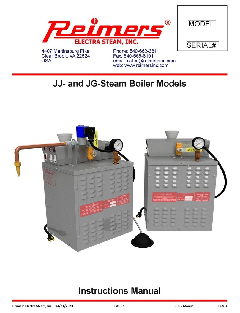 Reimers JR Series instruction manual