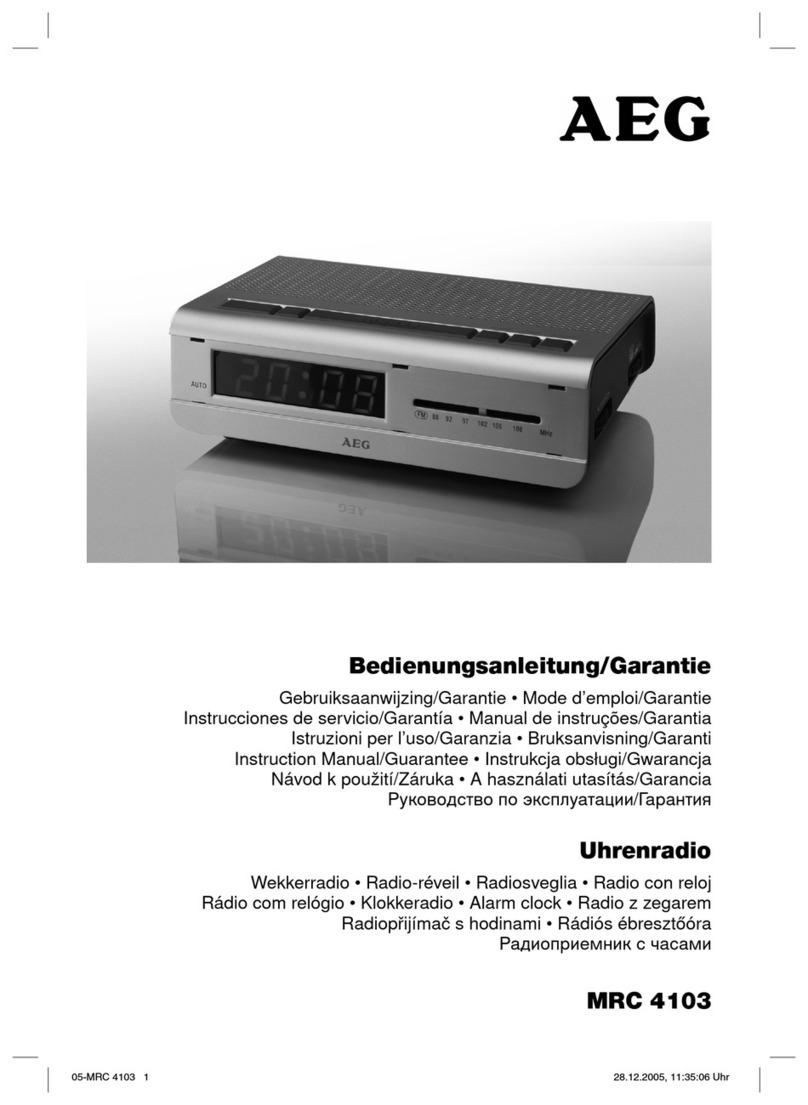AEG MRC 4103 Technical specifications