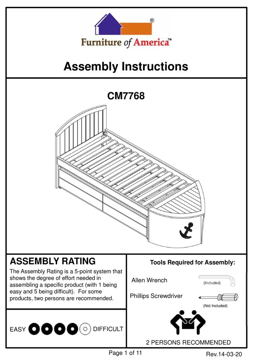 Furniture of America CM7768 Assembly instructions Furniture of America CM7768 Assembly instructions