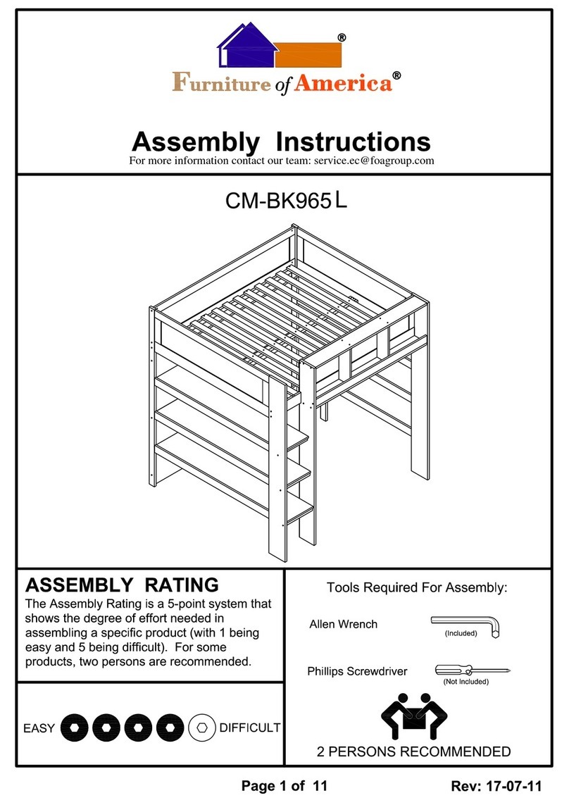 Furniture of America CM-BK965L User manual