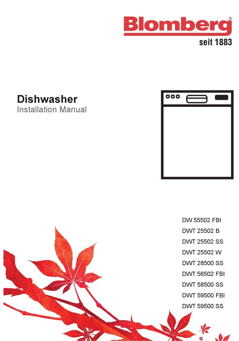 Blomberg DWT 59500 SS User manual