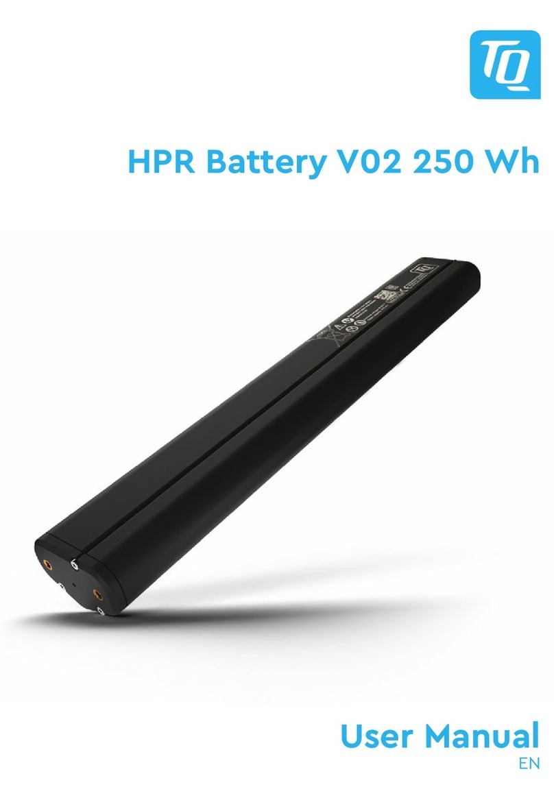 TQ HPR Battery V02 250 Wh User manual