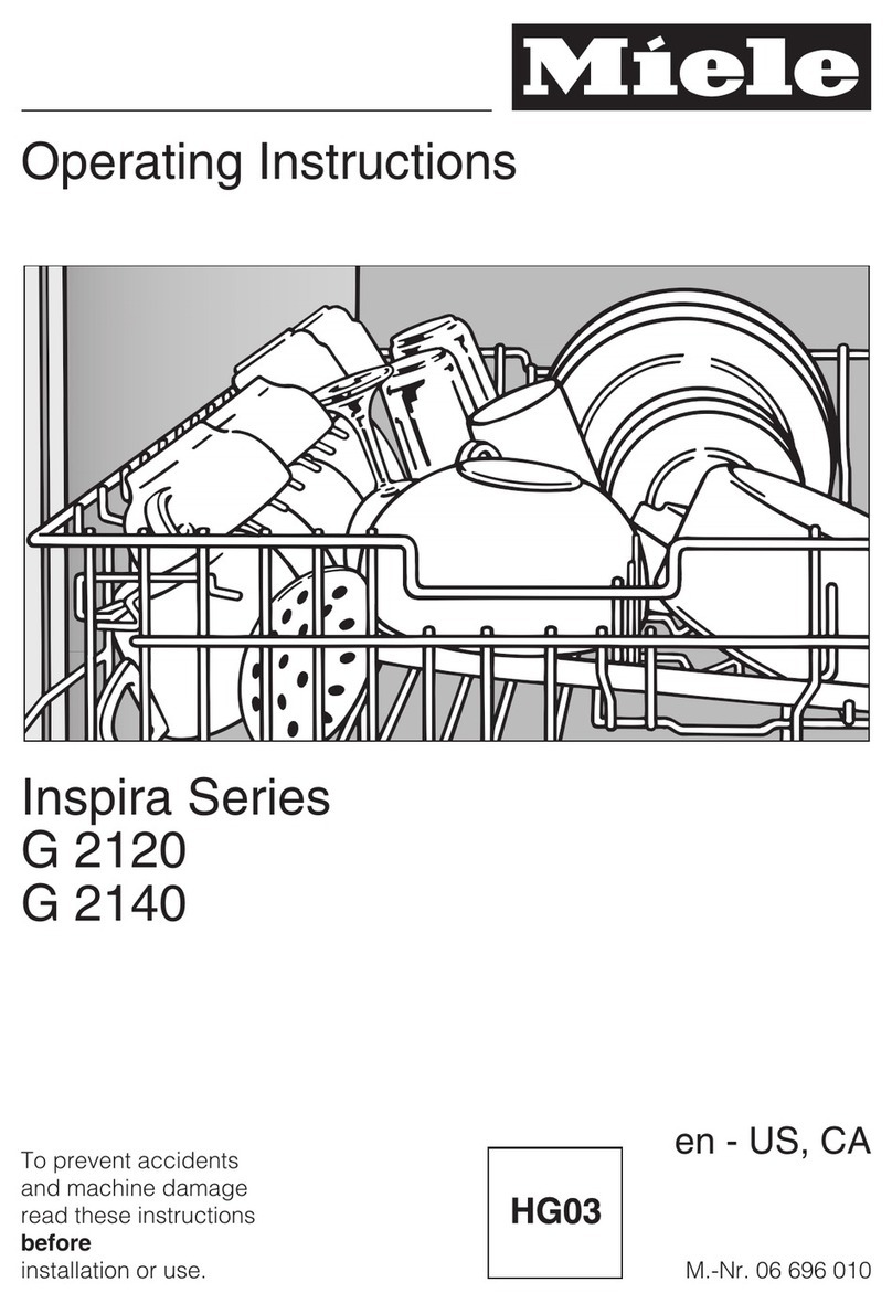 Miele Inspira Series operating instructions