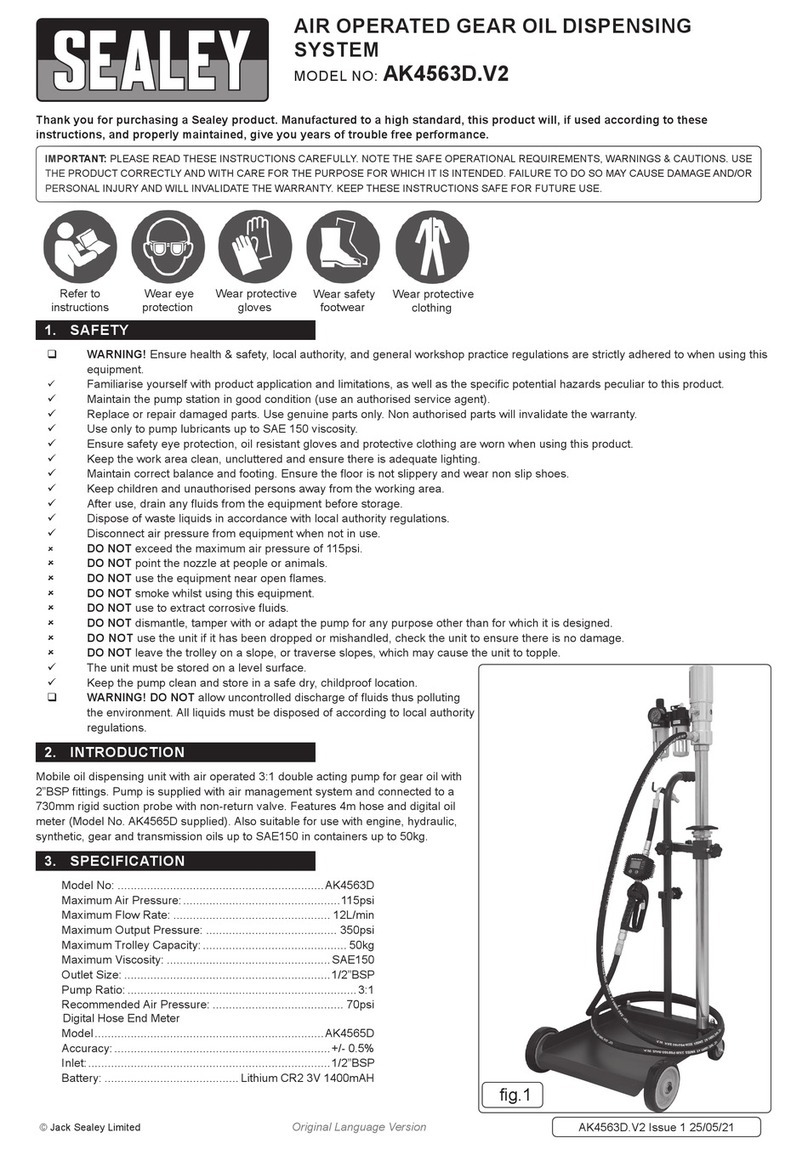 Sealey AK4563D.V2 User manual